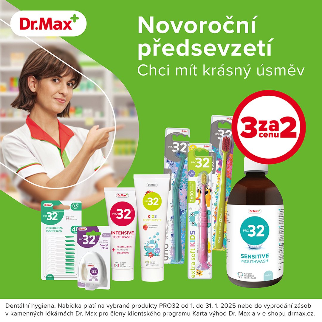 3 za cenu 2 na vybrané produkty PRO32