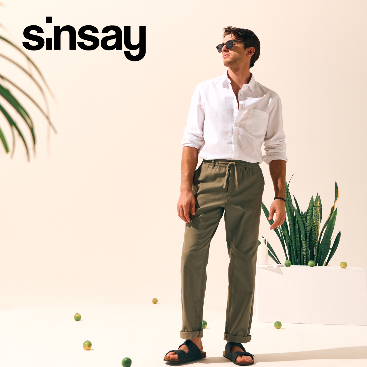 SINSAY Dolce Mare men's collection in summer tones