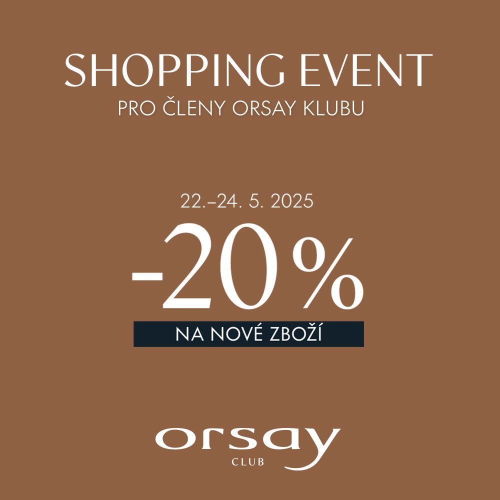 Extra výhody pro členy klubu ORSAY