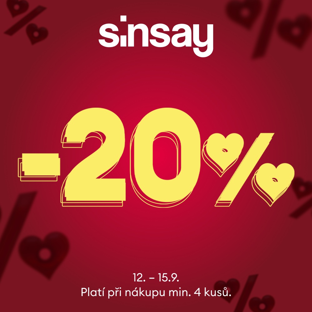 Don't miss out on a unique discount at SINSAY!