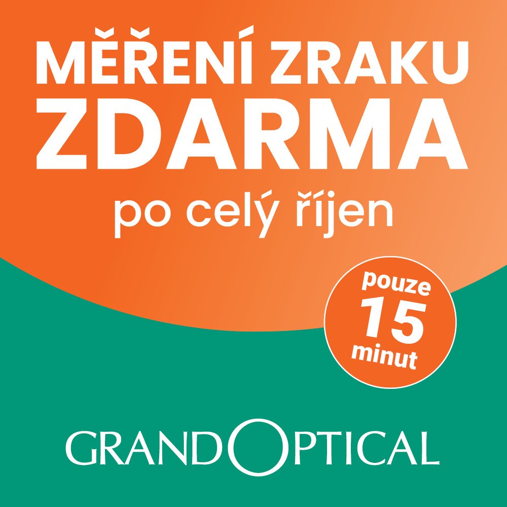 Měření zraku zdarma v GrandOptical!