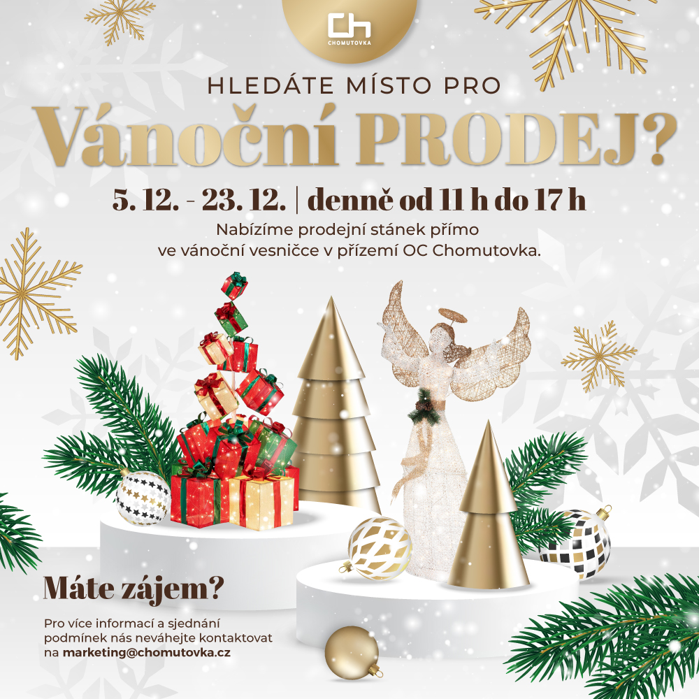 Christmas sale in Chmutovka