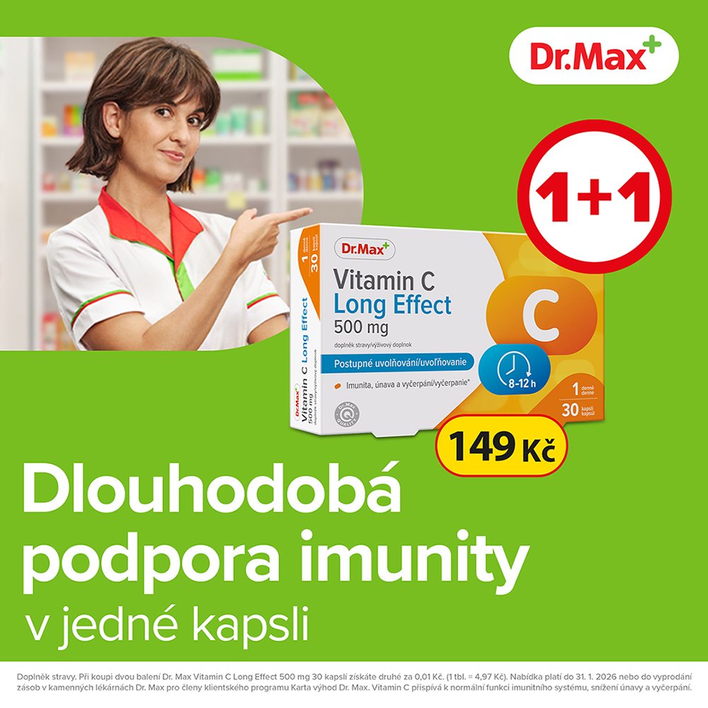 Vitamin C Long Effect 500mg 1 plus 1