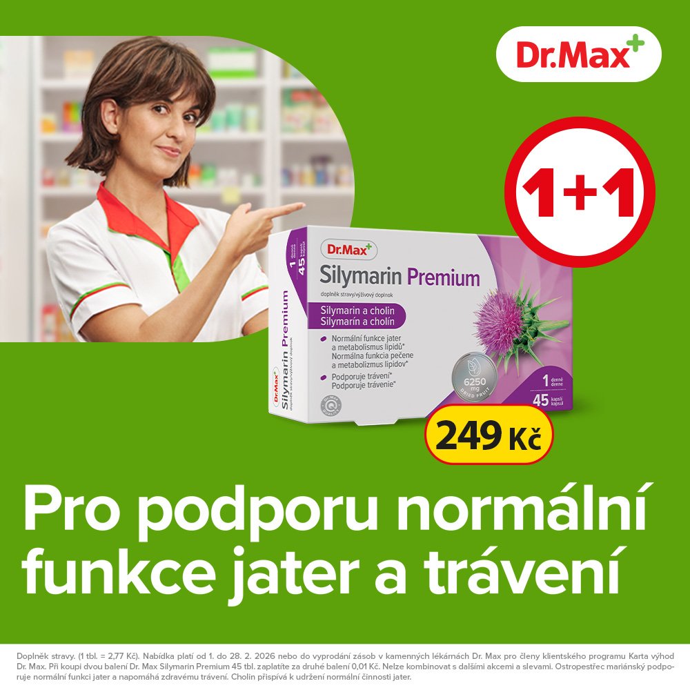 Dr. Max Silymarin Premium 1 plus 1 free