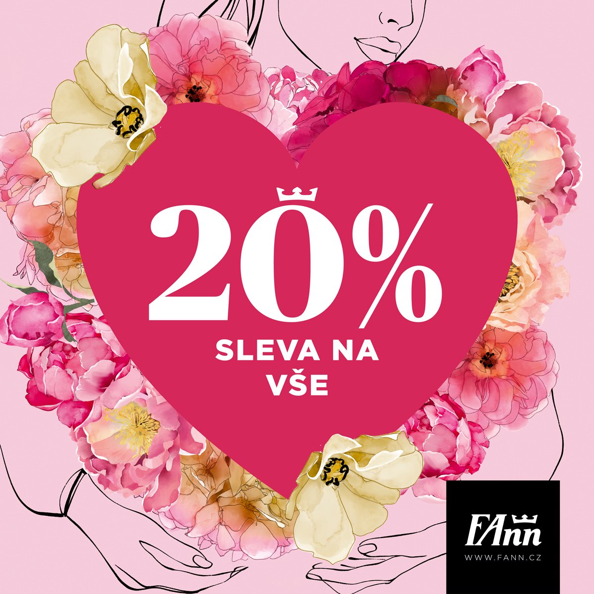 Valentýnská sleva 20 % na vše