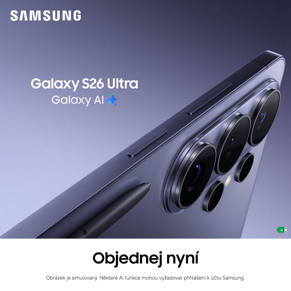 Nová řada Samsung Galaxy S26 v prodejně Space