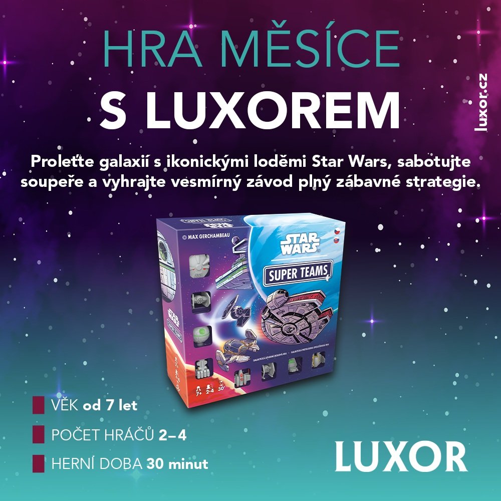 Hra měsíce z knihkupectví LUXOR