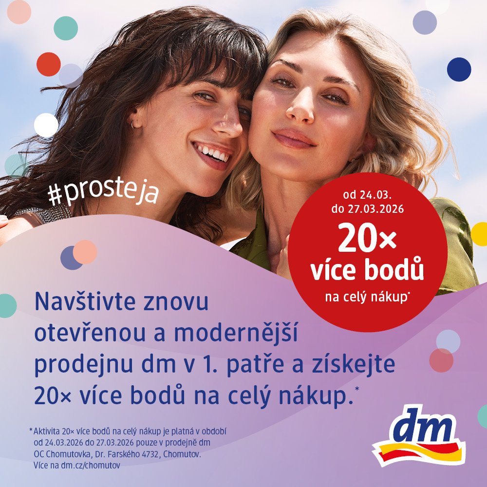 dm drogerie znovu otvírá 24. 3.