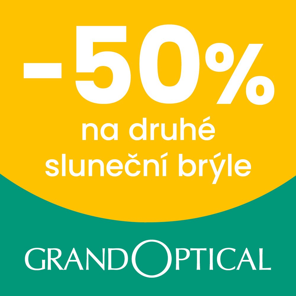 Sleva 50 % na druhé sluneční brýle v GrandOptical