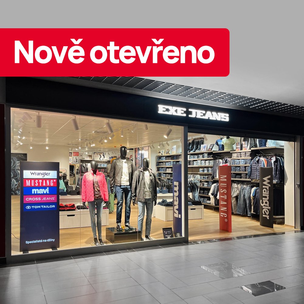 EXE JEANS nově v Chomutovce