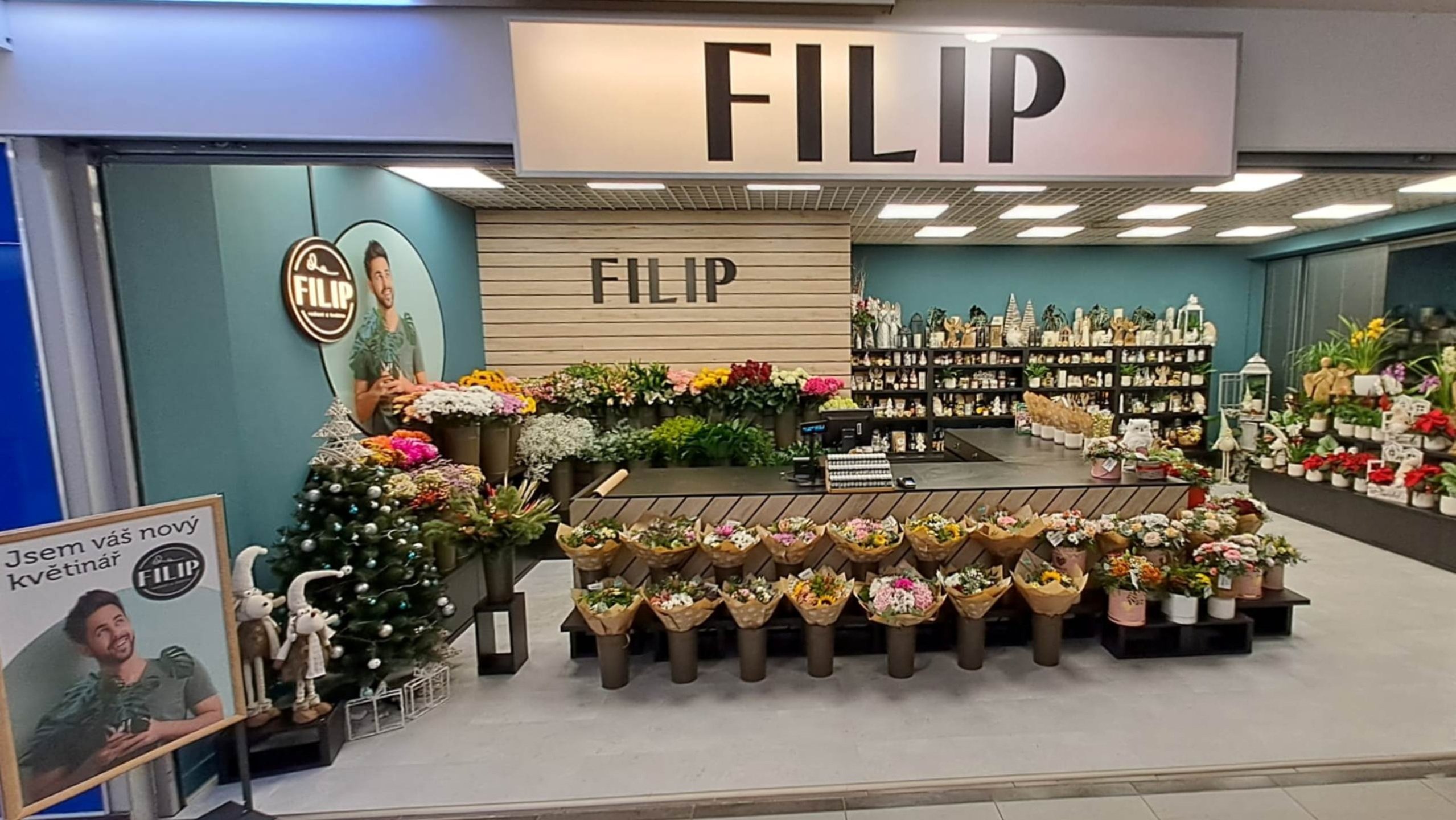 Filip radost z květin